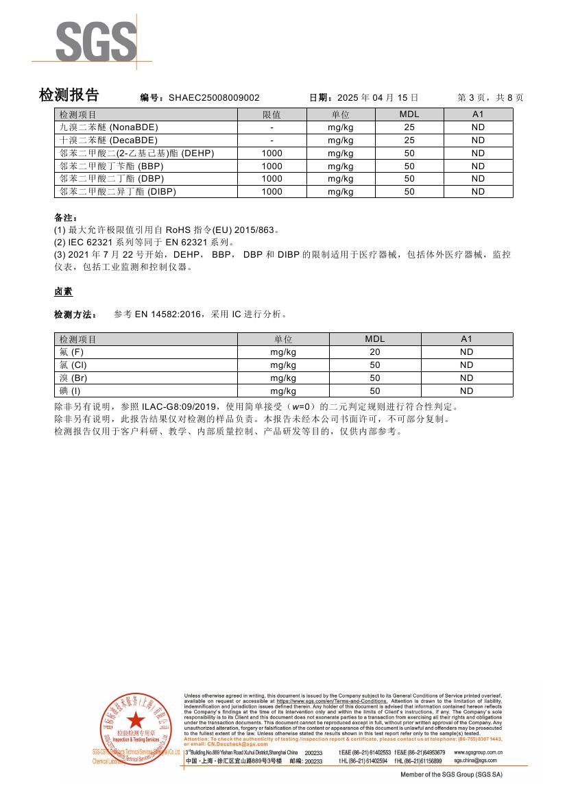 检测报告